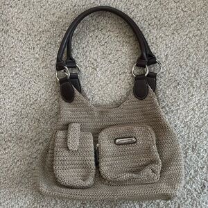 🔥5 for $10 Beige Crochet Shoulder Bag